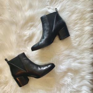 Leather Ankle Booties